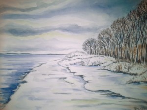 daenemark-Aaroe_winter-aquarell